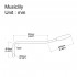 Musiclily Ultra 5mm Thread-in Style Stainless Steel Tremolo Arm Whammy Bar Vibrato Arm for Mexico Fender Strat Style Electric Guitar, Original Color With White Tip