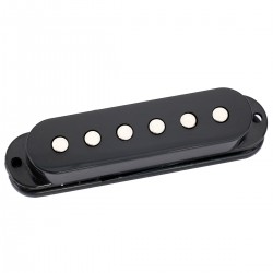 Musiclily Basic 50mm Ceramic Single Coil Neck Pickup for Strat Style Electric Guitar, Black