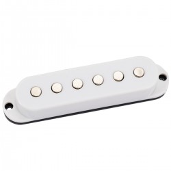 Musiclily Basic 50mm Ceramic Single Coil Neck Pickup for Strat Style Electric Guitar, White