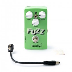 Musiclily Pro Guitar Effects Pedal DC 9V Adapter Powered for Electric Guitar Bass True Bypass, Octave Fuzz