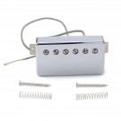 Roswell LVS-N 49.2mm Alnico 2 Vintage Tone PAF Style Humbucker Neck Pickup for Les Paul Style Electric Guitar, Chrome