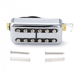 Roswell FLT2-N FILTERTRON 48.5mm Alnico 2 Humbucker Neck Pickup With Ear Mount for Electric Guitar, Chrome