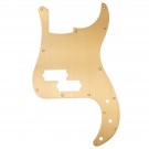 Musiclily Pro 13-Hole Aluminum P-Bass Pickguard for Fender American Standard Precision Bass, Gold Anodized
