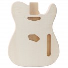 Musiclily Basic SS Routing Basswood TL-Style Electric Guitar Body Replacement, Unfinished 