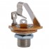 Musiclily Pro 1/4 inch Mono Output Jack Socket 2-Contact for Electric Guitar and Bass, Nickel