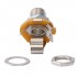 Musiclily Pro 1/4 inch Mono Output Jack Socket 2-Contact for Electric Guitar and Bass, Nickel