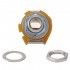 Musiclily Pro 1/4 inch Mono Output Jack Socket 2-Contact for Electric Guitar and Bass, Nickel