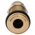 Musiclily Pro 1/4 inch Copper Guitar Bass Mono Barrel Output Jacks Cylinder Jack Socket with 3 Pins, Gold