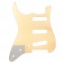 Musiclily Pro 11-Hole Vintage 60s SSS Aluminum Strat Pickguard for Squier Classic Vibe 60s and Fender 62s Vintage Reissue Strat Electric Guitar, Gold Anodized