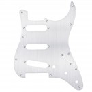 Musiclily Pro 11-Hole Vintage 60s SSS Aluminum Strat Pickguard for Squier Classic Vibe 60s and Fender 62s Vintage Reissue Strat Electric Guitar, Original Color