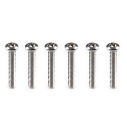 Musiclily Pro #4-40X3/4" Stainless Steel Saddle Intonation Screws for American Tele Style Electric Guitar Bridge (Set of 6)