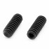 Musiclily Pro #4-40X5/16" Steel Saddle Height Screws for American Strat Tele Style Electric Guitar Bridge, Black (Set of 12)