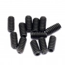 Musiclily Pro #4-40X1/4" Steel Saddle Height Screws for American Strat Tele Style Electric Guitar Bridge, Black (Set of 12)